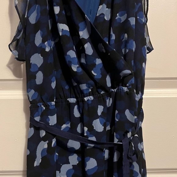 Armani Exchange Blue Spotted Dress - Picture 7 of 12